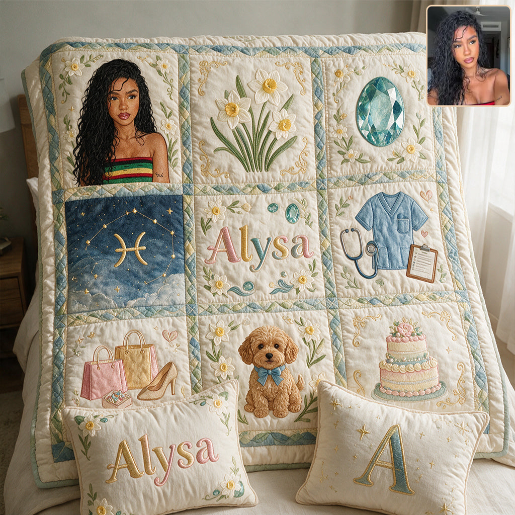 All The Things About Me - Personalized Self Love Quilt Set