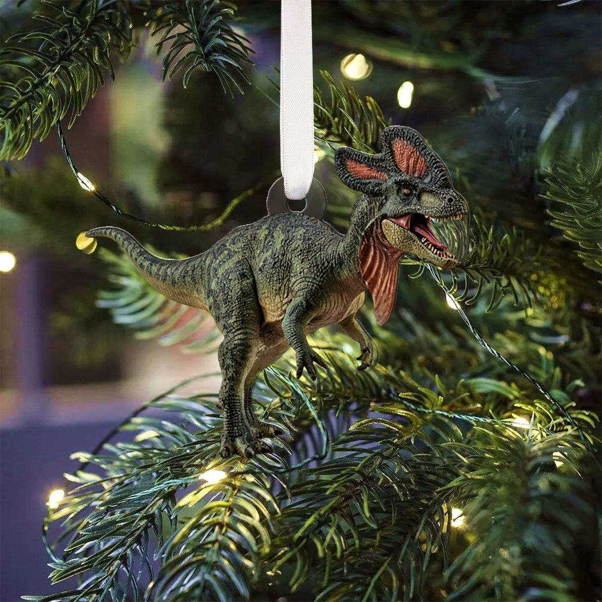 24 Dinosaurs Species Gift For Boys - Personalized Kid Folded Advent Calendar With Ornaments