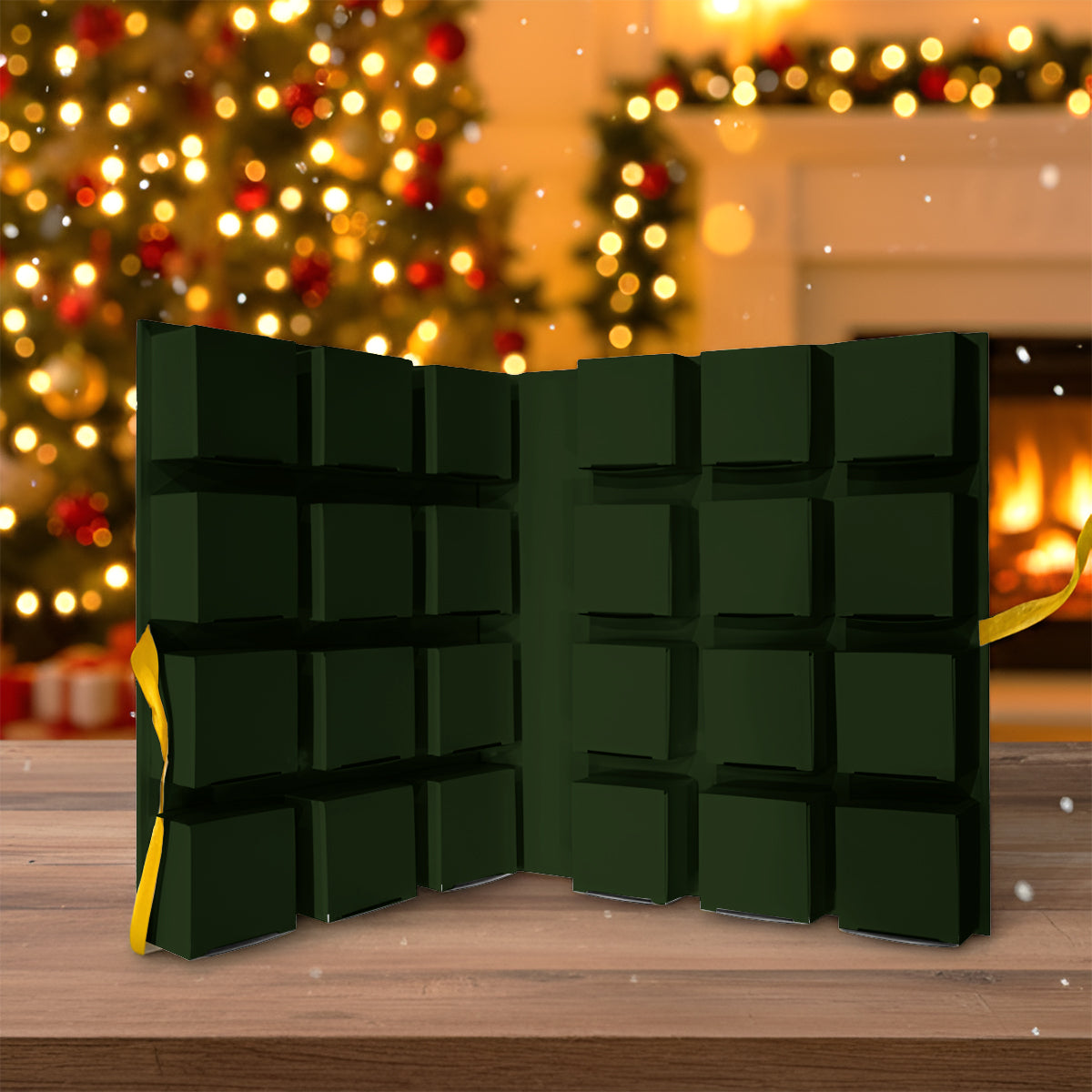 24 Dinosaurs Species Gift For Boys - Personalized Kid Folded Advent Calendar With Ornaments