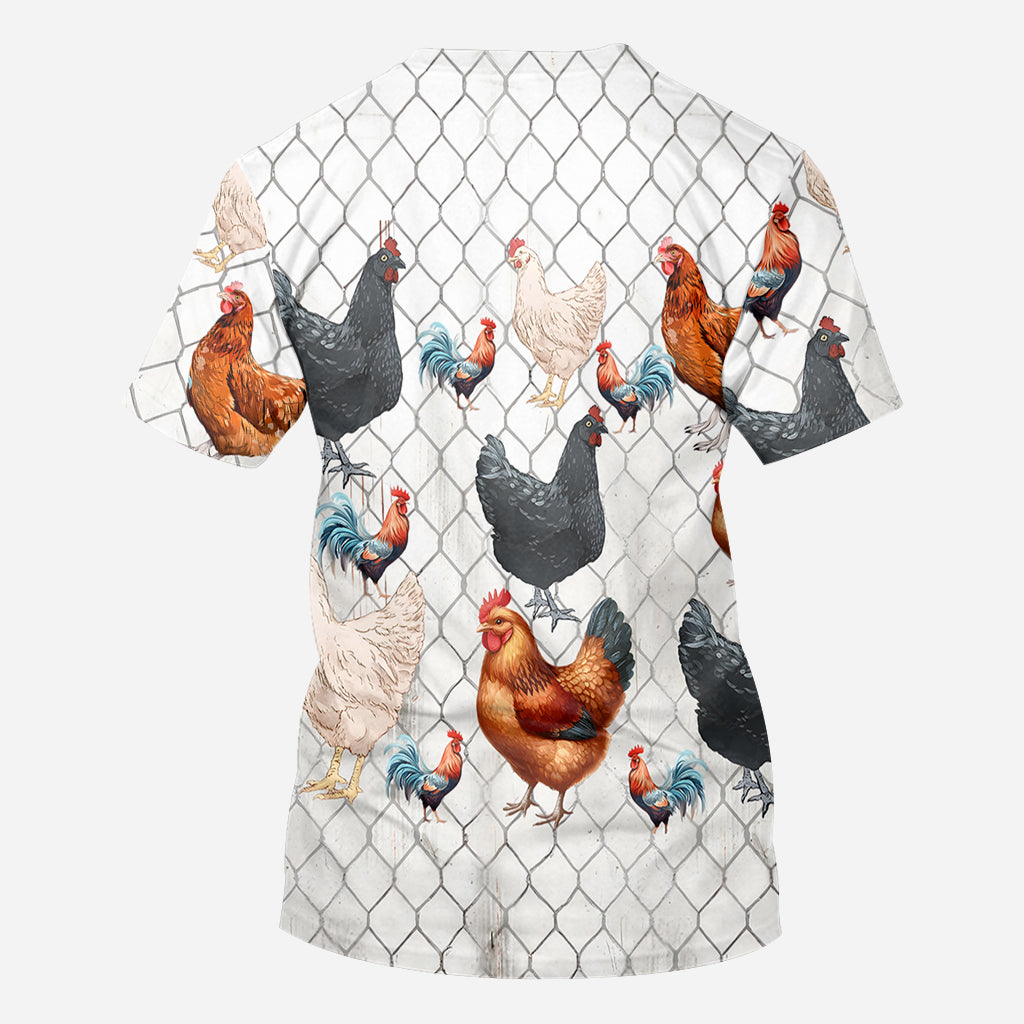 Facilement distrait par les pics - T-shirt personnalisé « Poulet intégral »
