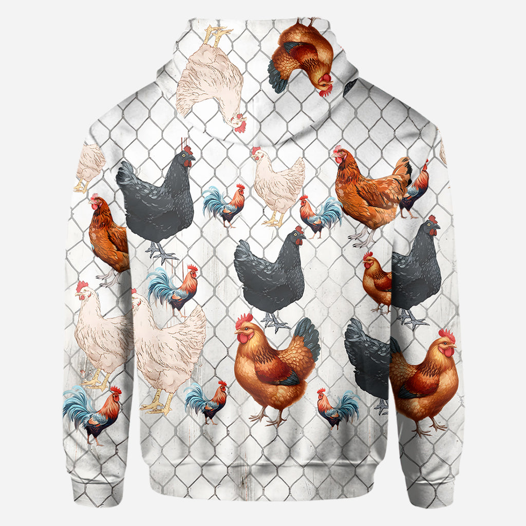 Facilement distrait par les pics - T-shirt personnalisé « Poulet intégral »