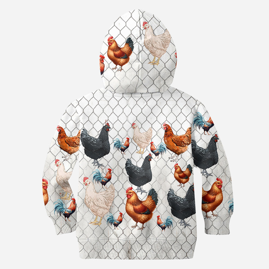 Facilement distrait par les pics - T-shirt personnalisé « Poulet intégral »
