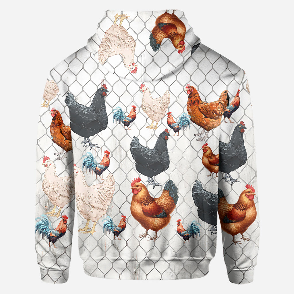 Facilement distrait par les pics - T-shirt personnalisé « Poulet intégral »