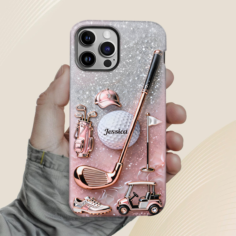 Passionné de golf ? Coque de téléphone personnalisée avec imprimé golf intégral