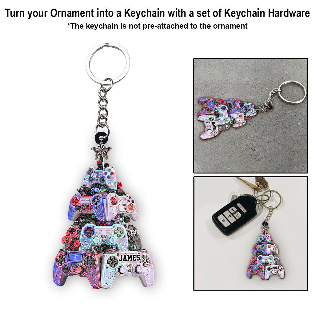 Awesome Video Game Player - Personalized Video Game Ornament