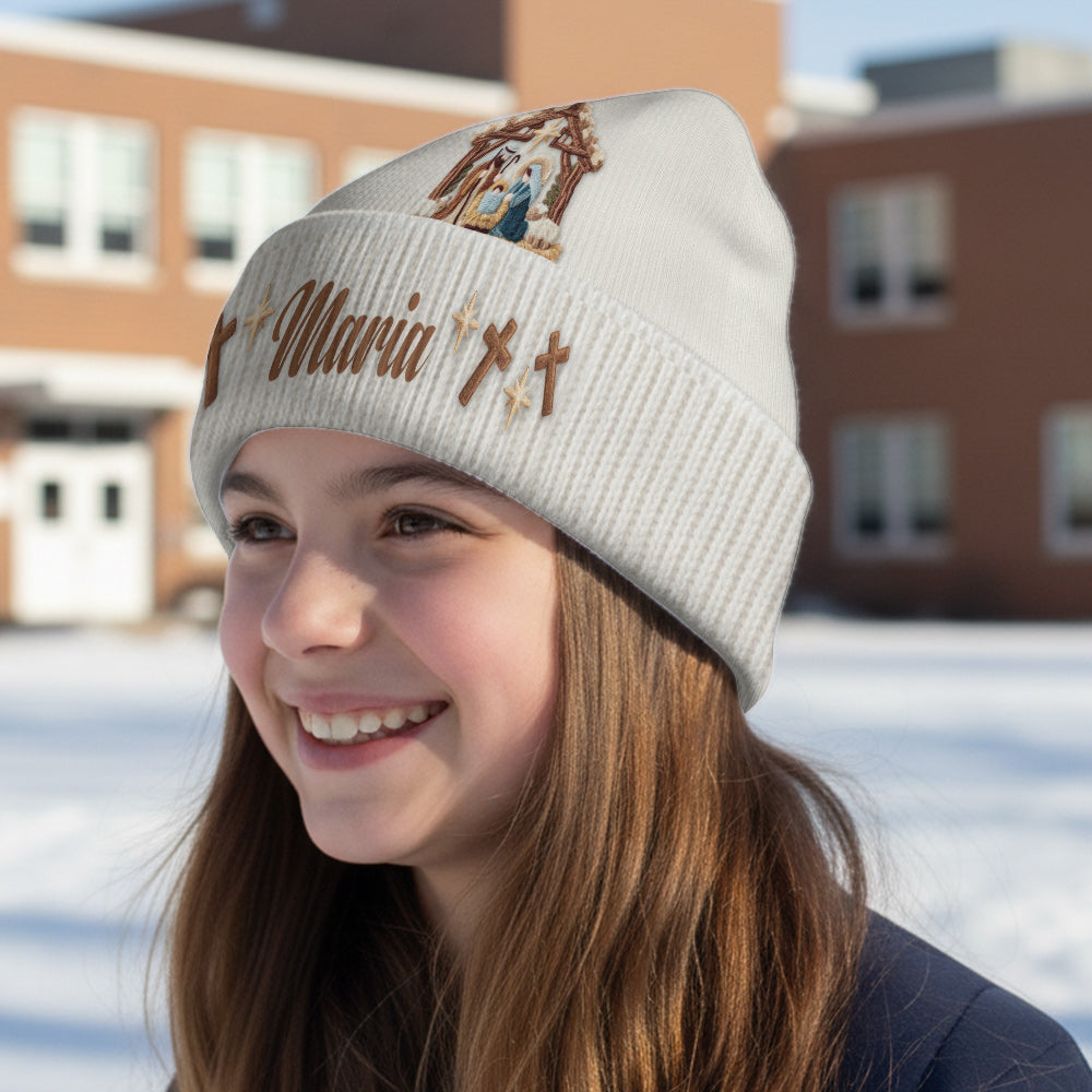 Believe - Personalized Christian Beanie Hat