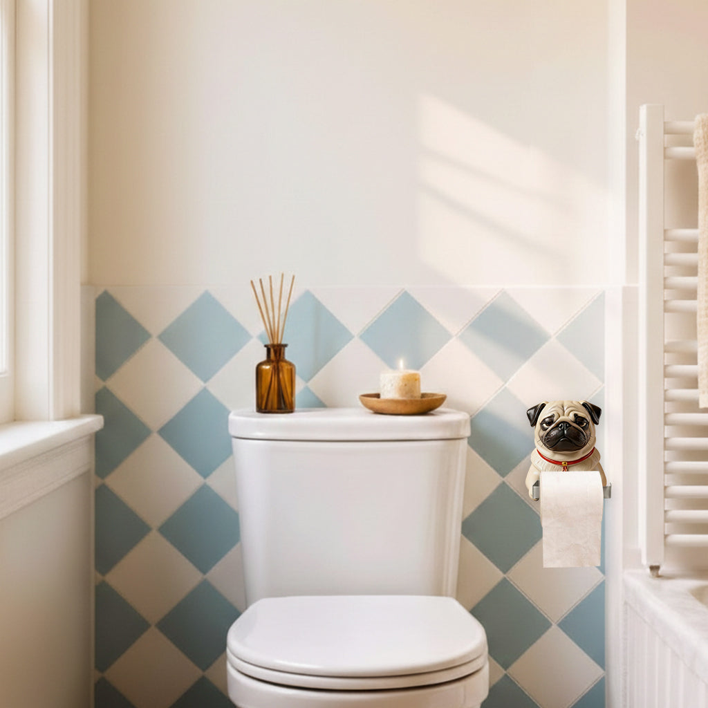 Custom From Any Photo - Personalized Dog Toilet Paper Holder