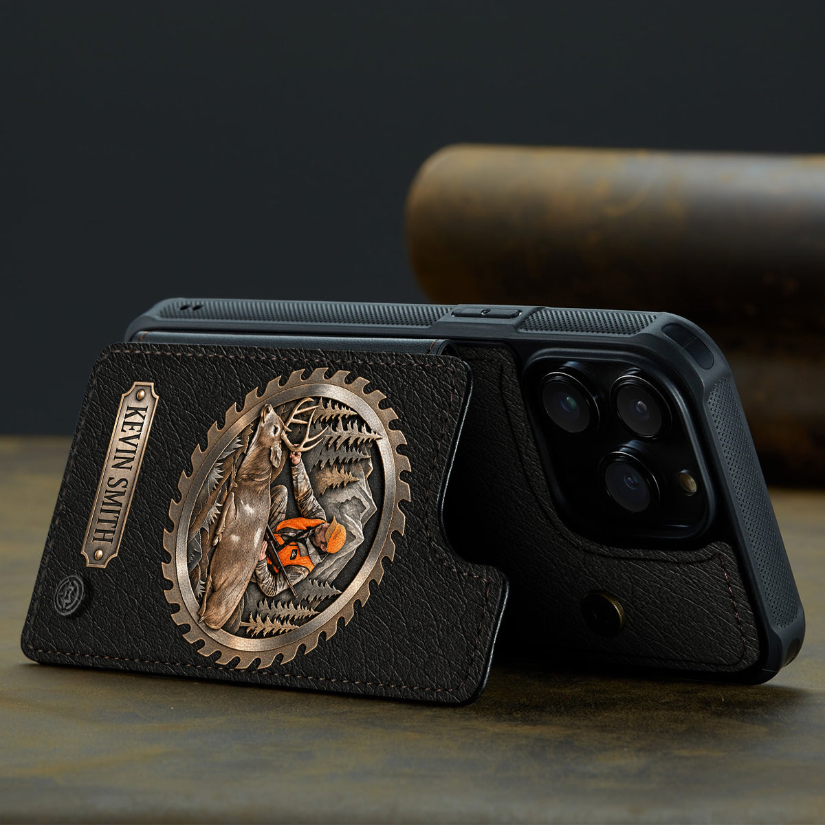 Custom From Any Photo - Personalized Hunting Fully Printed Wallet Phone Case