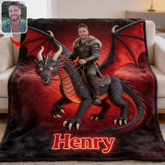Dragon d'Amour - Couverture Dragon Personnalisée