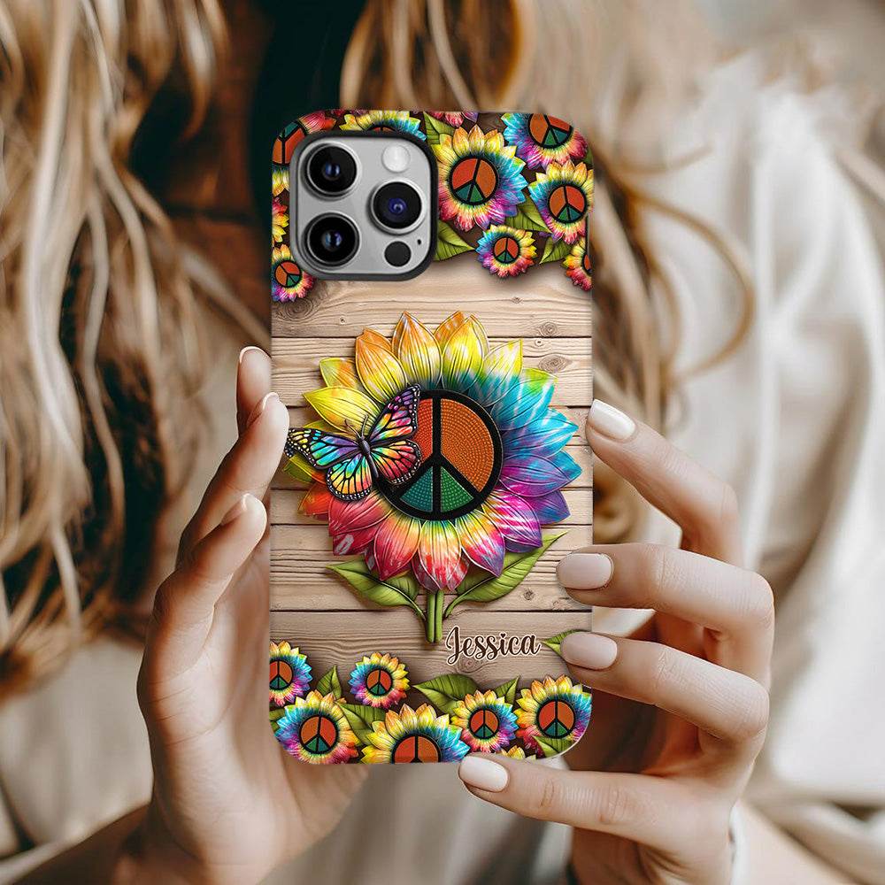 Hippie Soul - Personalized Hippie Full Print Phone Case