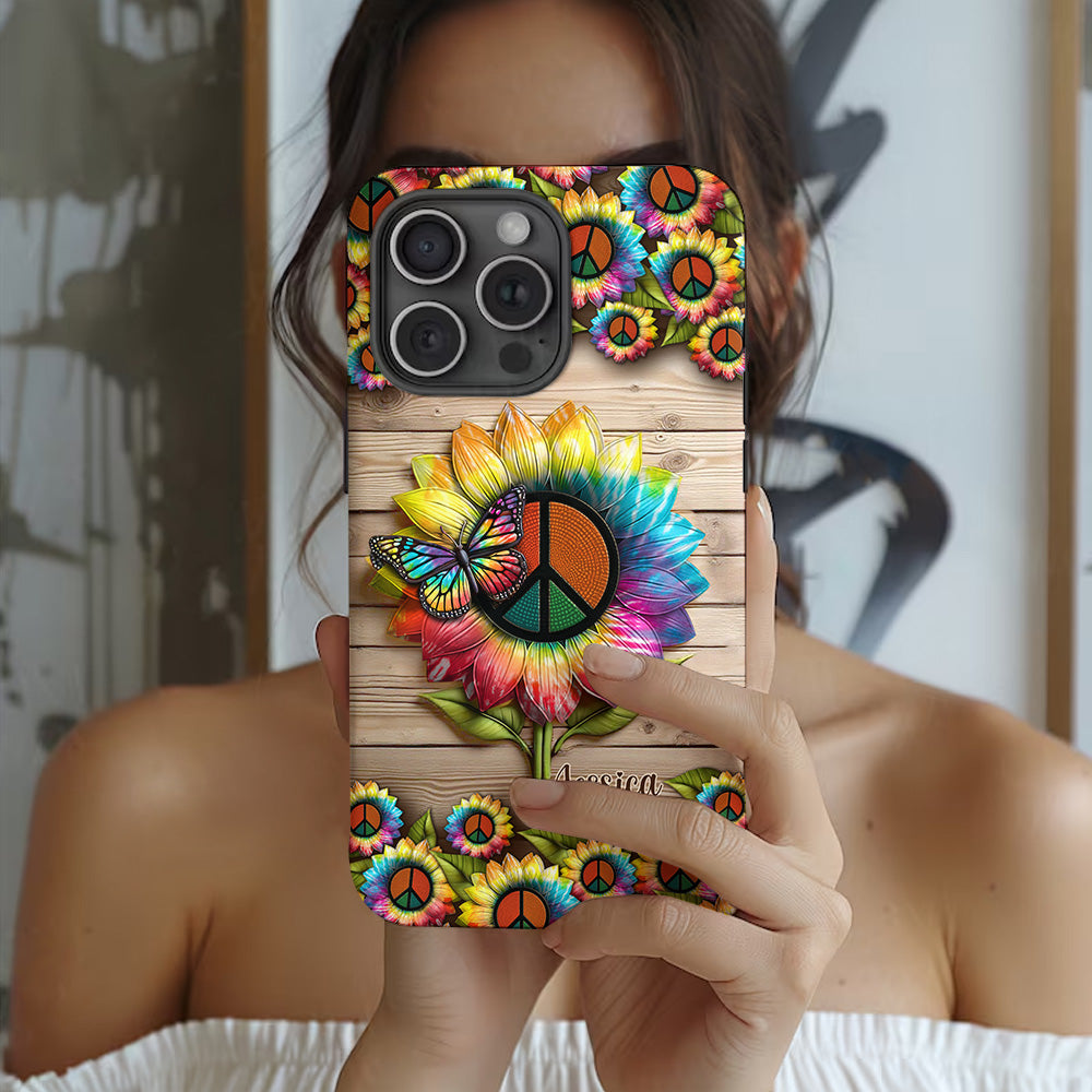 Hippie Soul - Personalized Hippie Full Print Phone Case