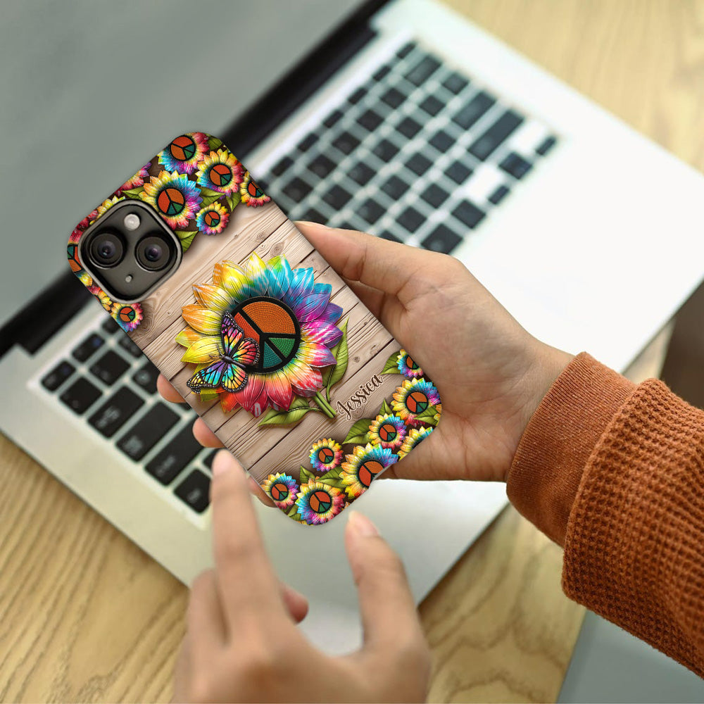 Hippie Soul - Personalized Hippie Full Print Phone Case