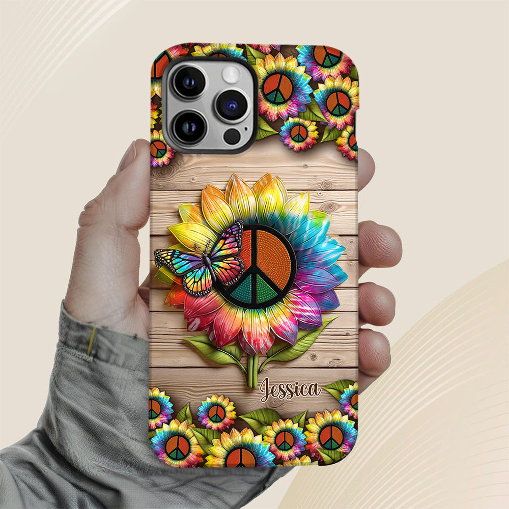 Hippie Soul - Personalized Hippie Full Print Phone Case