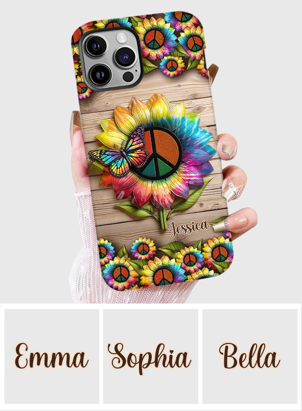 Hippie Soul - Personalized Hippie Full Print Phone Case