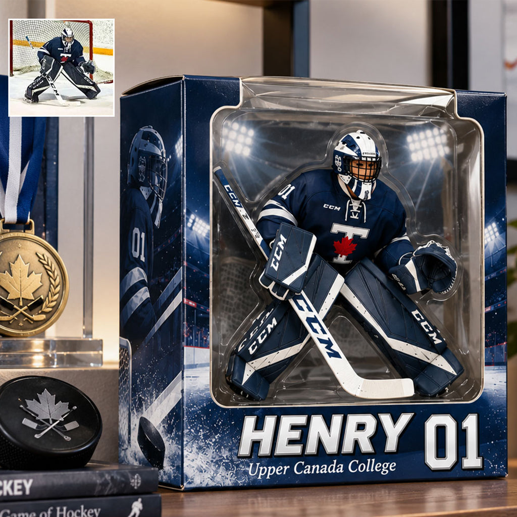Any Sport, Any Photo - Personalized Hockey Acrylic Display Box