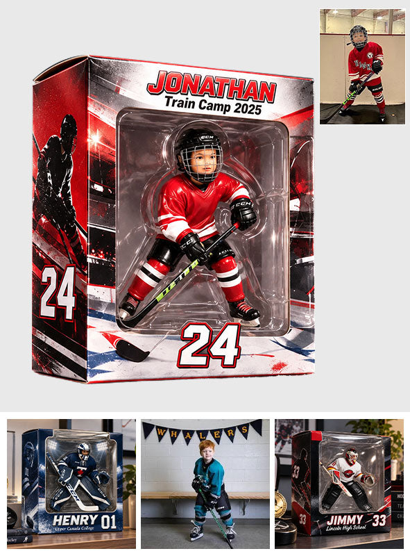 Any Sport, Any Photo - Personalized Hockey Acrylic Display Box