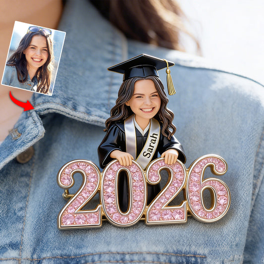 Cadeau de remise de diplôme personnalisé - Épinglette de remise de diplôme