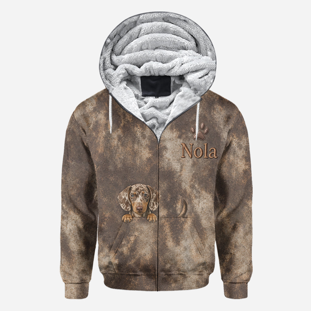 J'adore mon chien - T-shirt personnalisé tout en imprimé