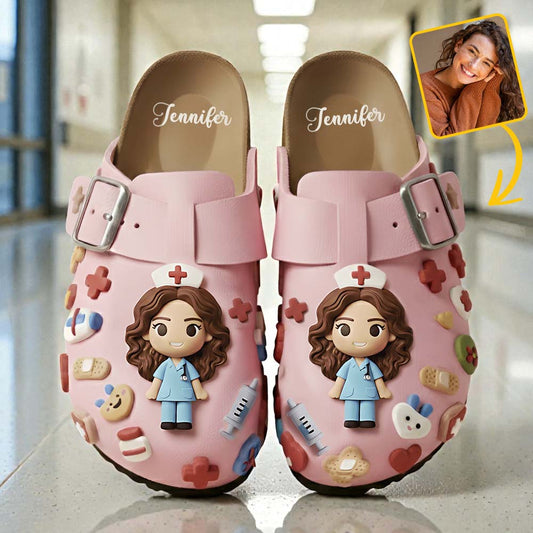 Proud To Be A Nurse - Personalized Nurse Clogs With Arch Support