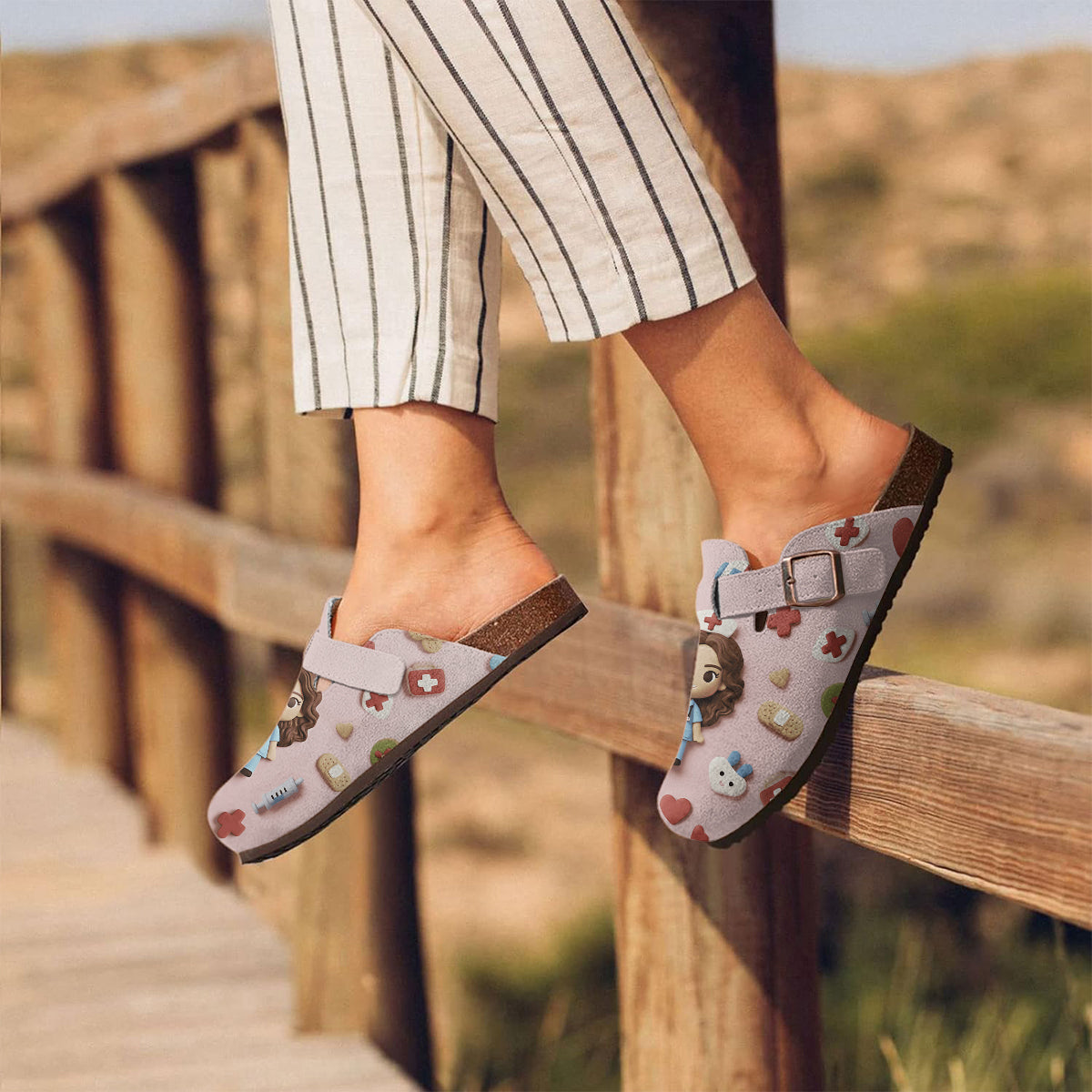 Proud To Be A Nurse - Personalized Nurse Clogs With Arch Support