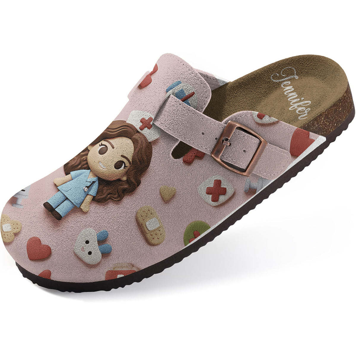 Proud To Be A Nurse - Personalized Nurse Clogs With Arch Support