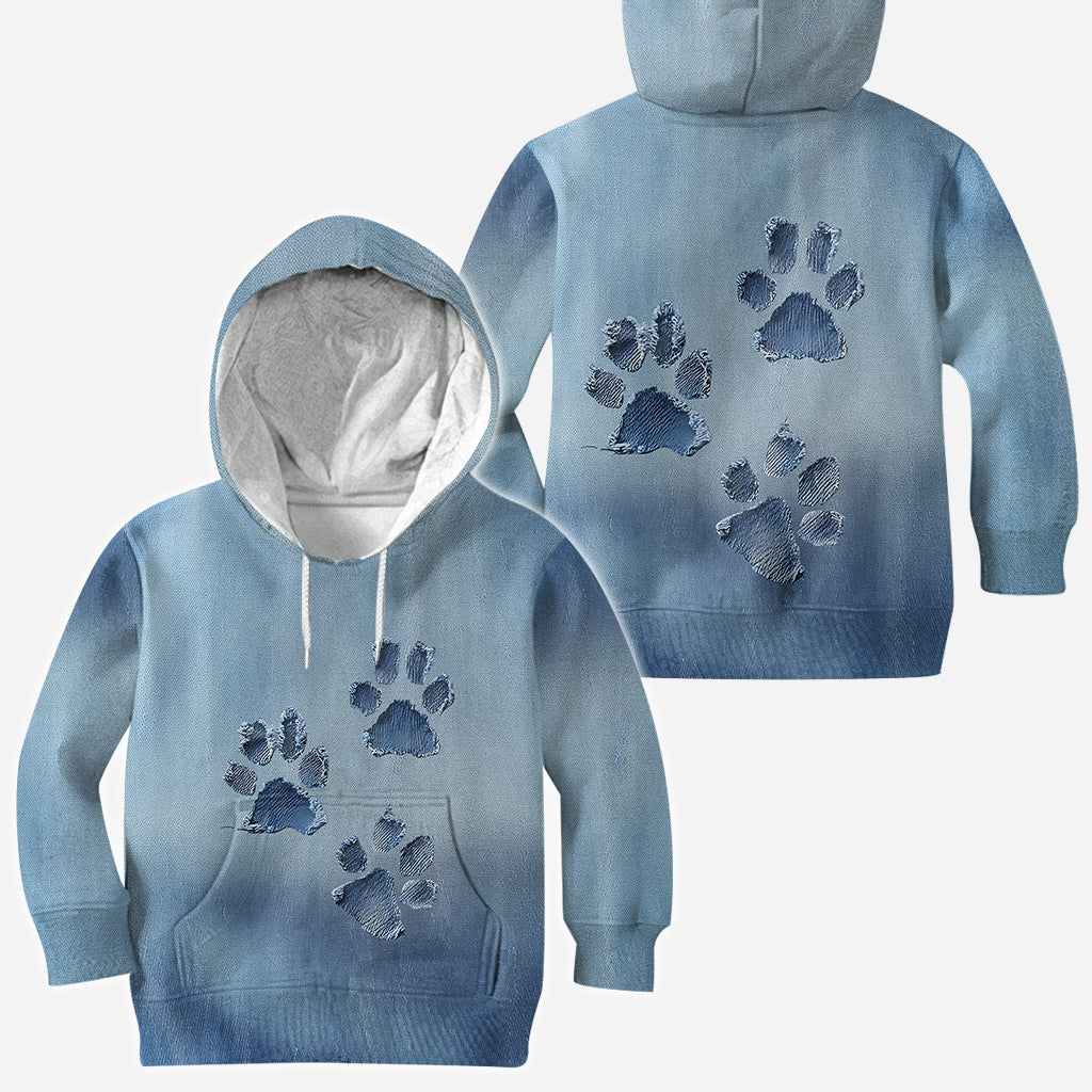 T-shirt « J’adore les chiens » avec motif chien.