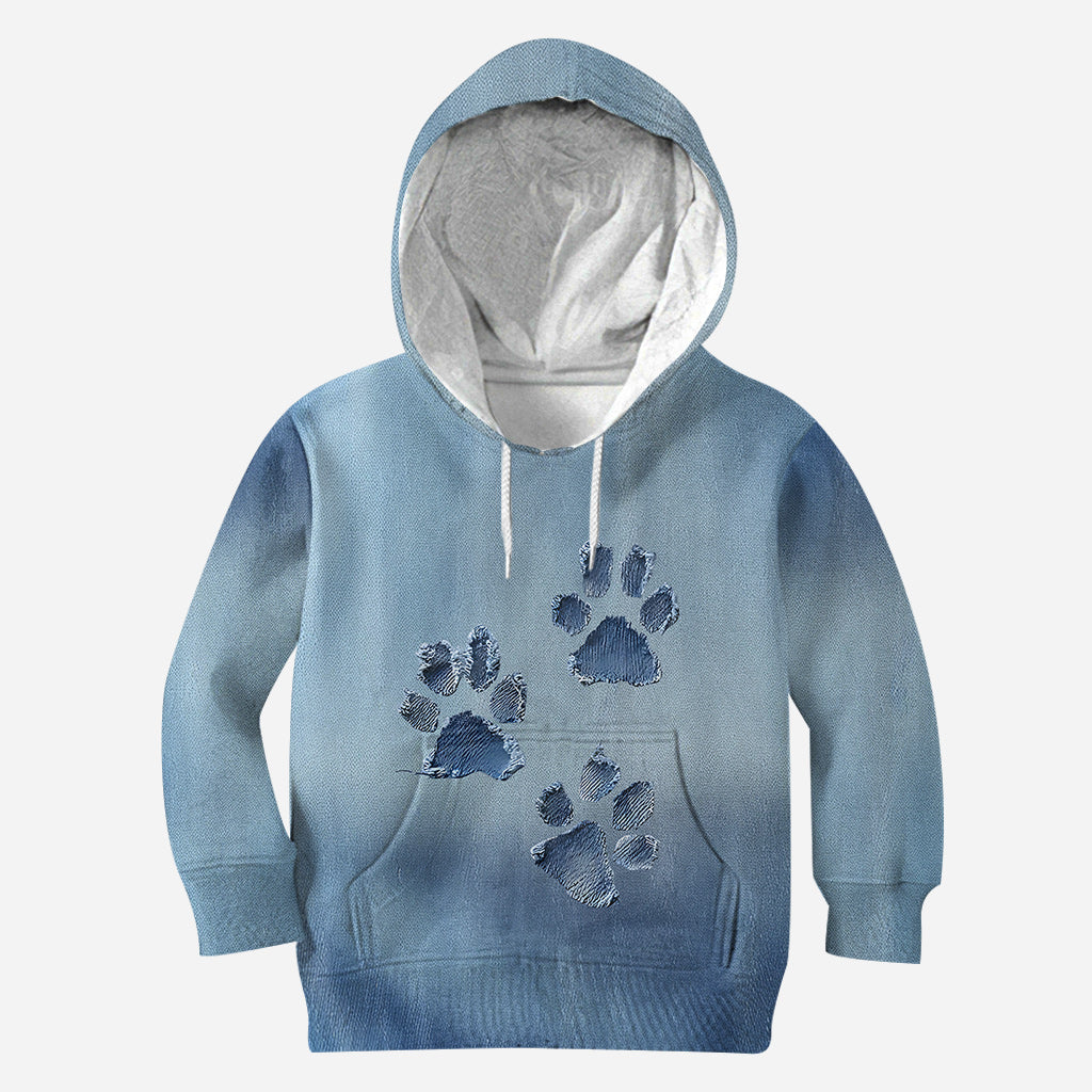 T-shirt « J’adore les chiens » avec motif chien.