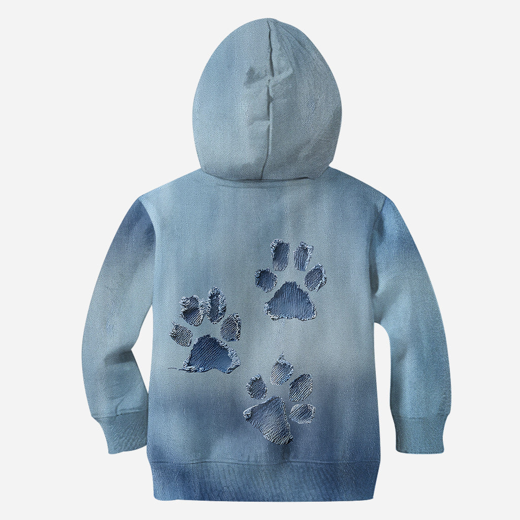 T-shirt « J’adore les chiens » avec motif chien.