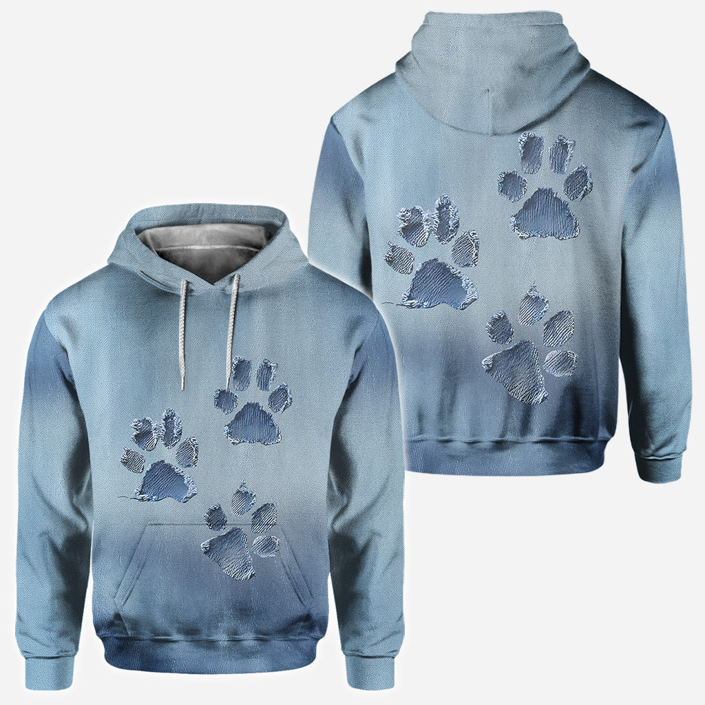 T-shirt « J’adore les chiens » avec motif chien.