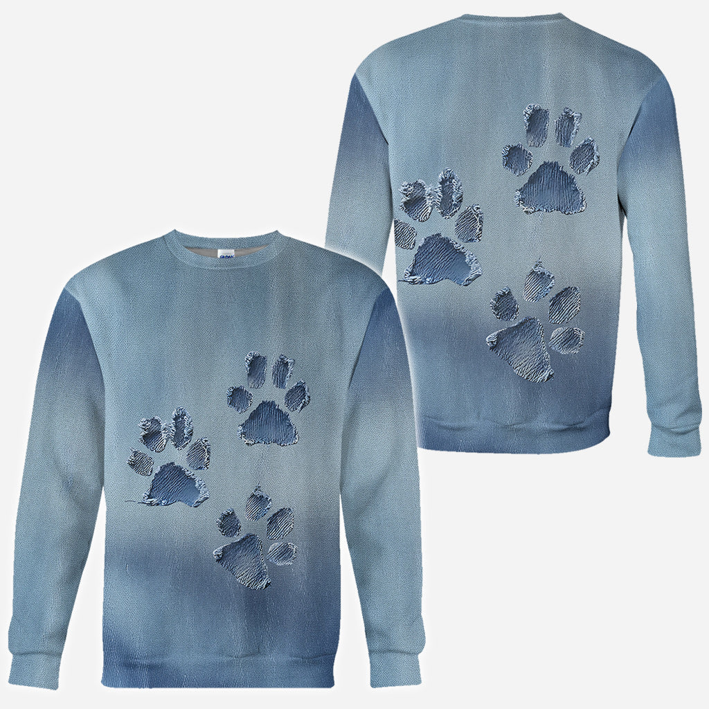 T-shirt « J’adore les chiens » avec motif chien.