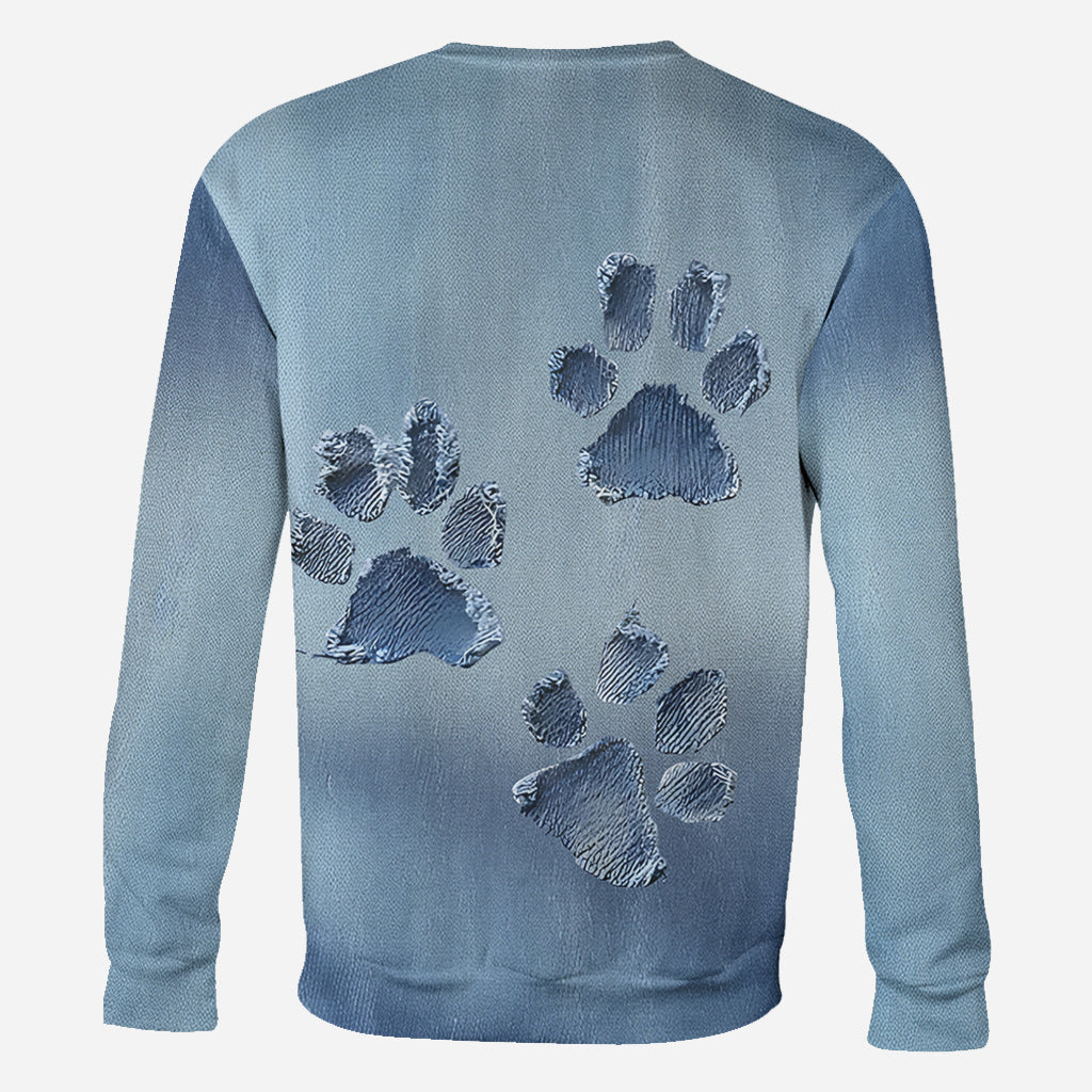 T-shirt « J’adore les chiens » avec motif chien.