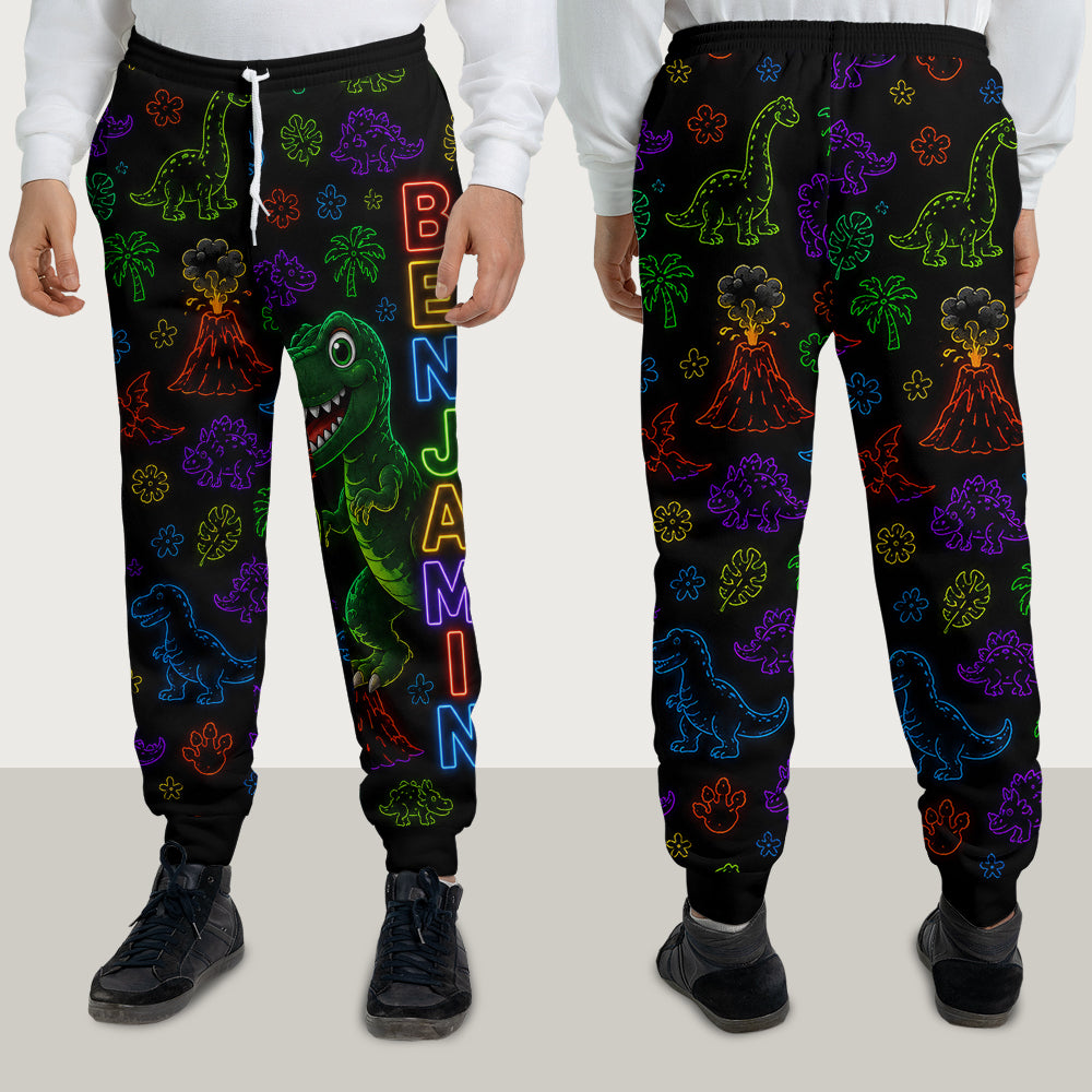Neon Stil Geschenk für Kinder - Personalisierter Kinder Hoodie & Jogginghose