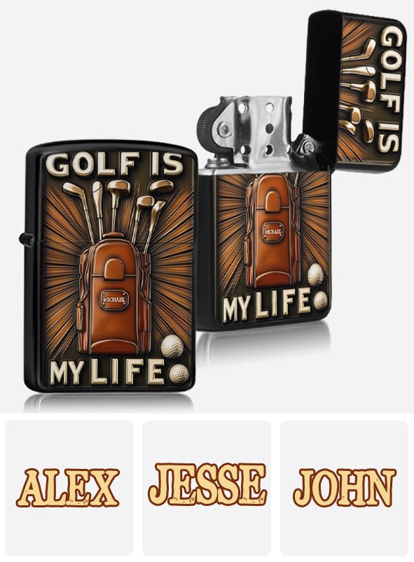 Golf Is My Life - Personalized Golf Lighter