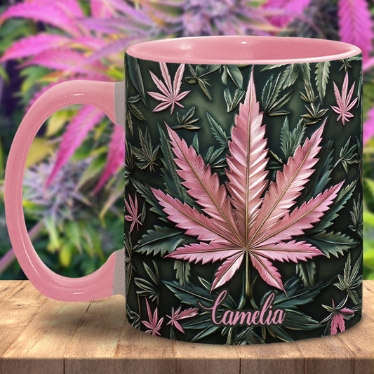Stoner Chick - Personalized Weed Accent Mug