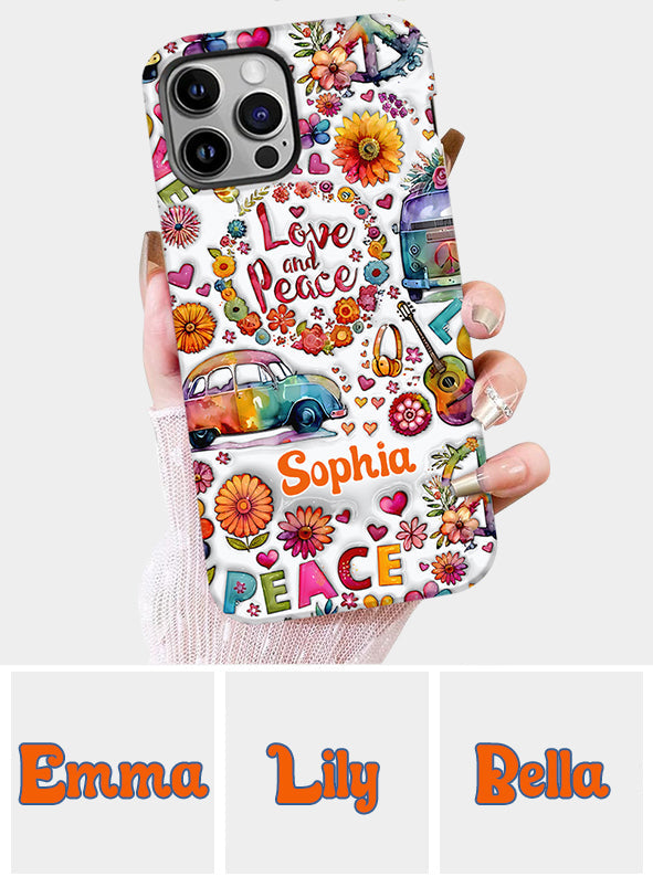 Hippie Soul - Personalized Hippie Full Print Phone Case
