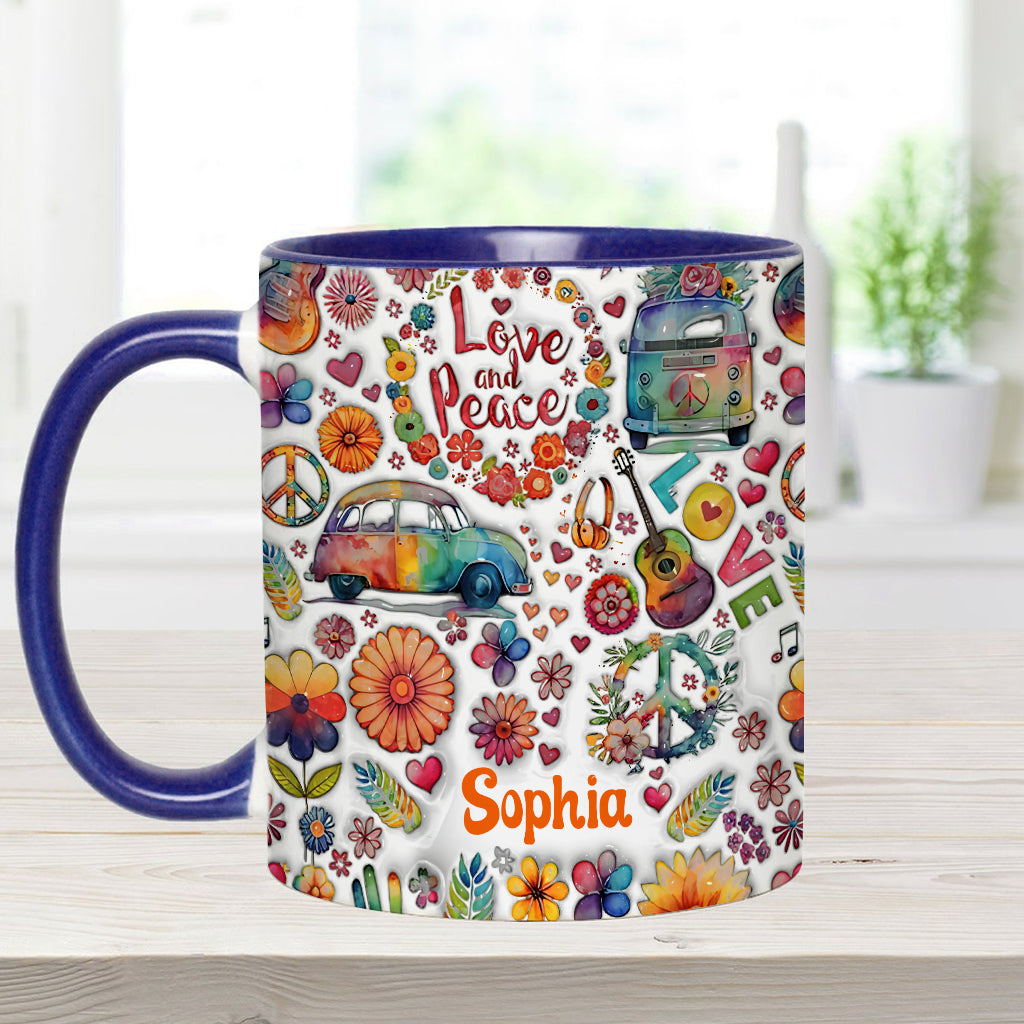 Hippie Soul - Personalized Hippie Accent Mug