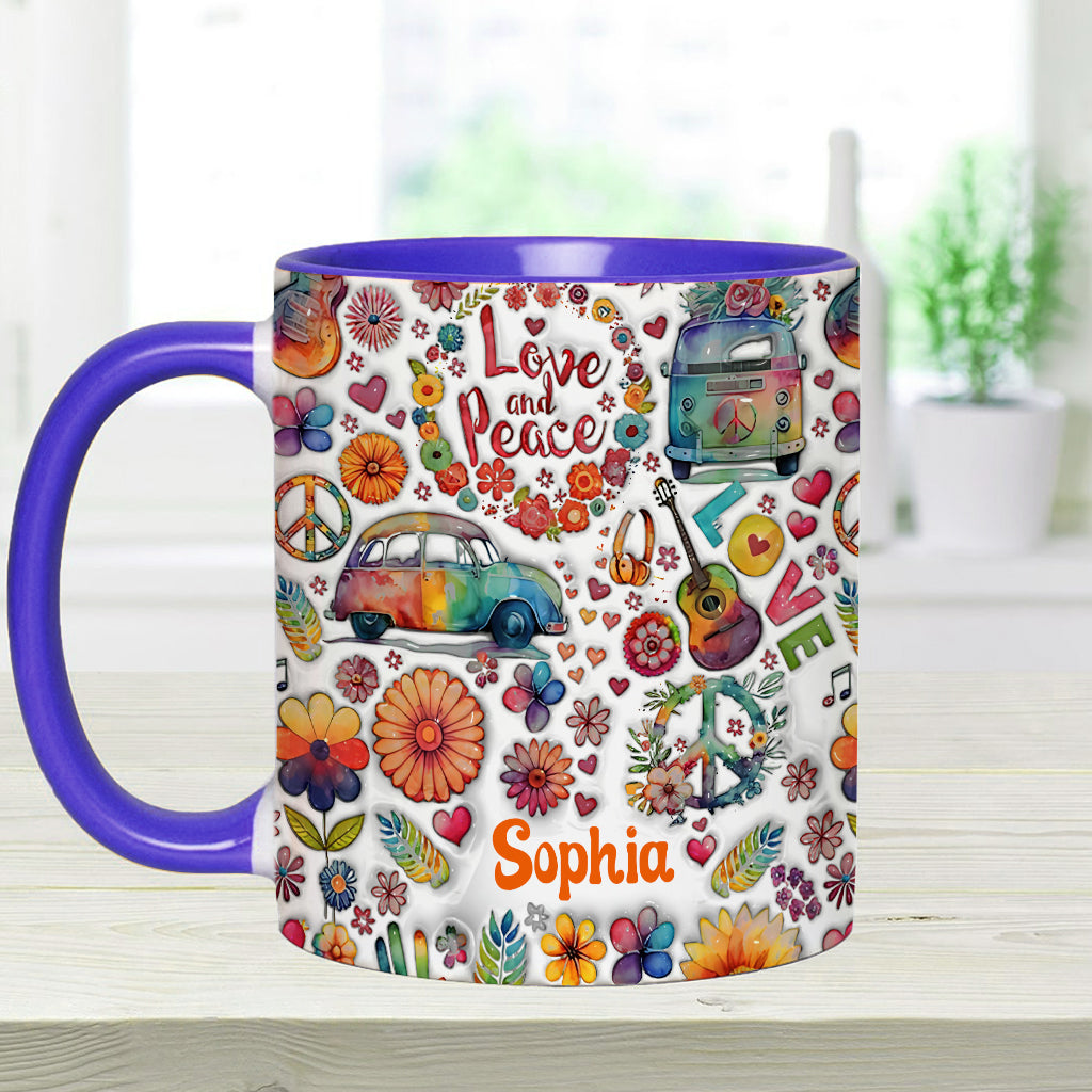 Hippie Soul - Personalized Hippie Accent Mug