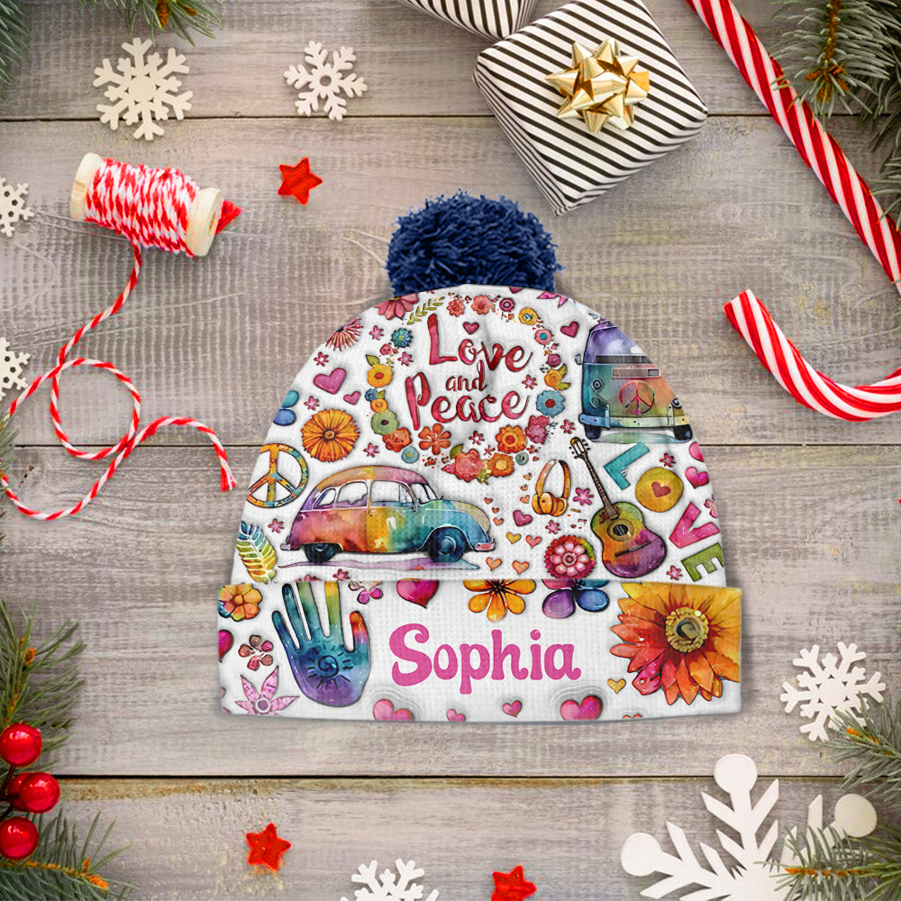 Hippie Soul - Personalized Hippie Beanie Hat