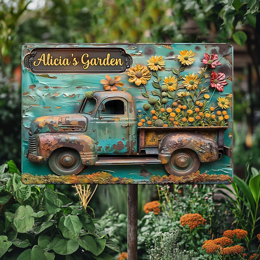Your Garden - Personalized Gardening Cut Metal Sign