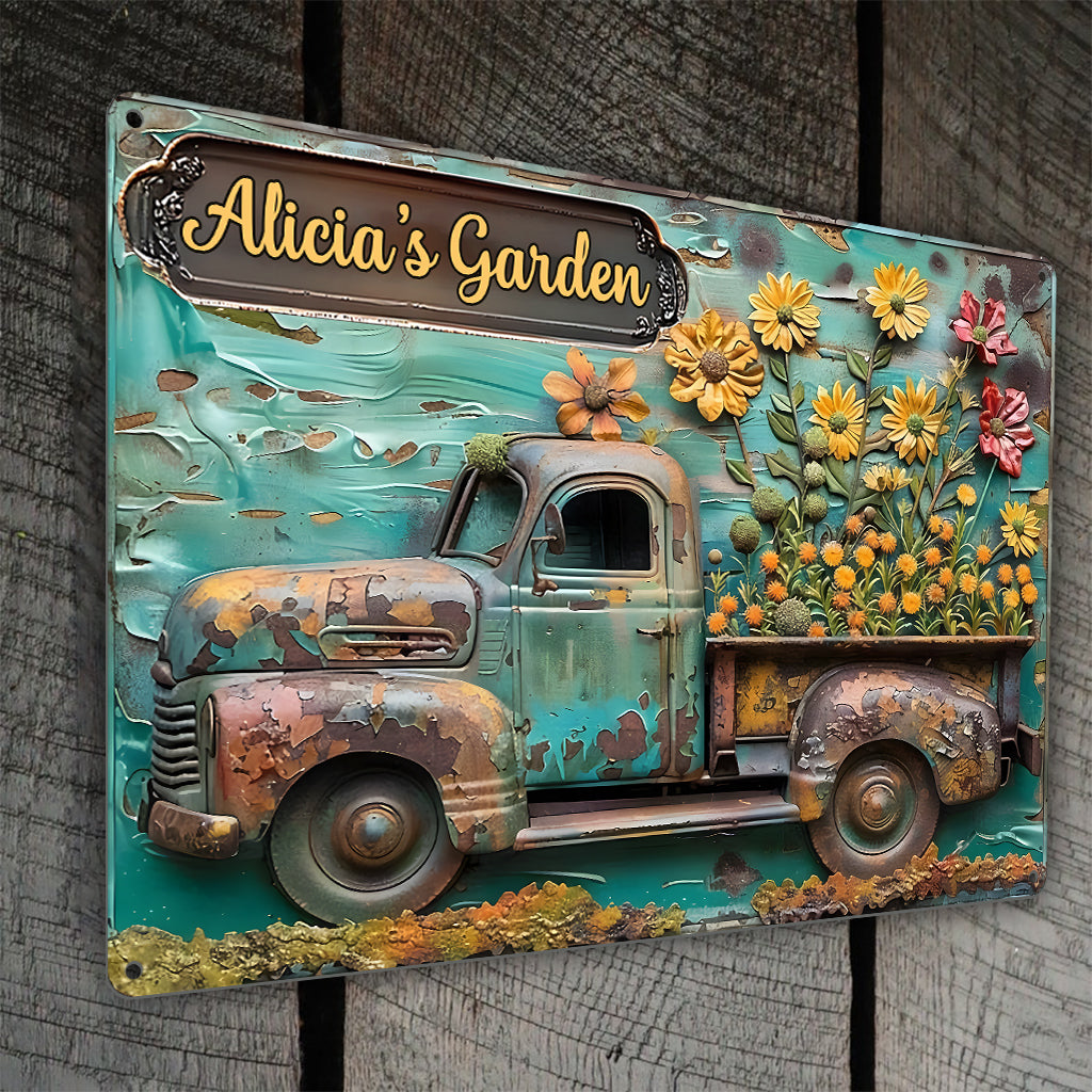 Your Garden - Personalized Gardening Cut Metal Sign