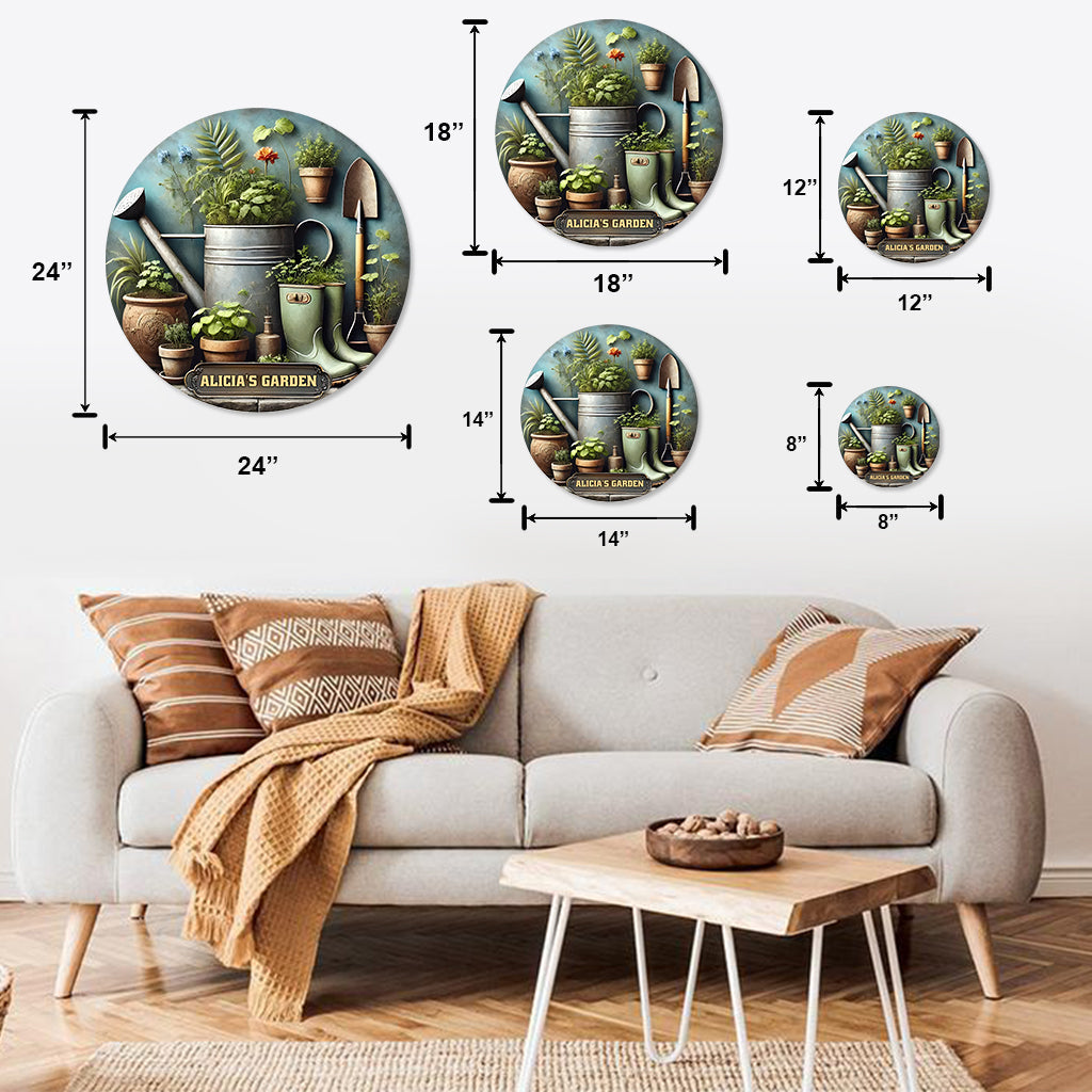 Your Garden - Personalized Gardening Cut Metal Sign