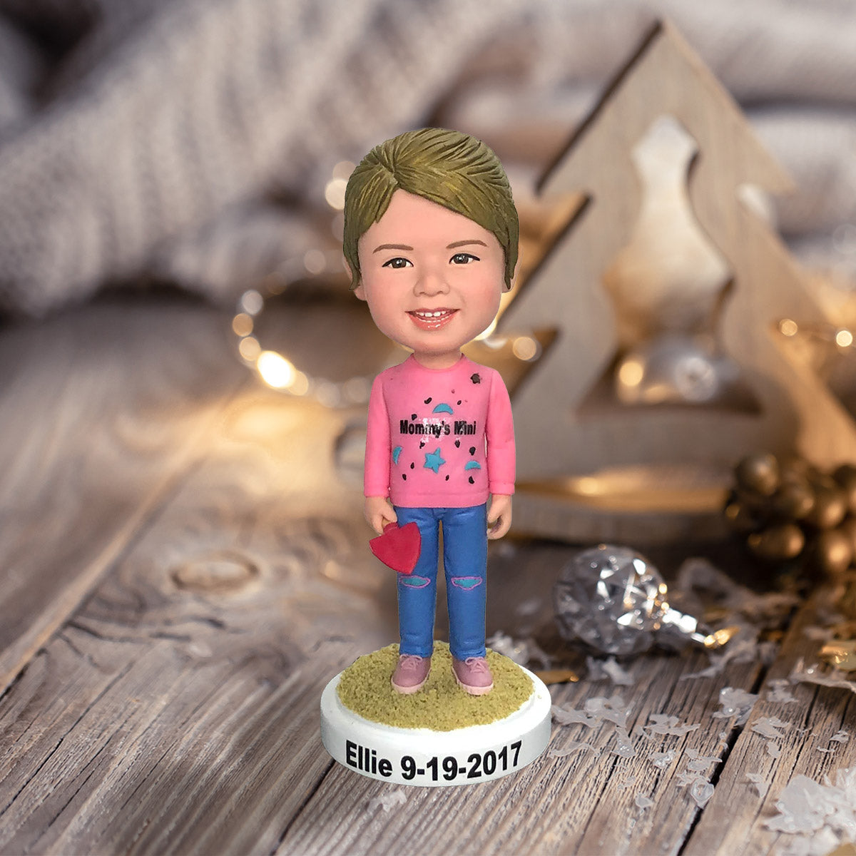 Custom Figure - Personalized Granddaughter Bobblehead