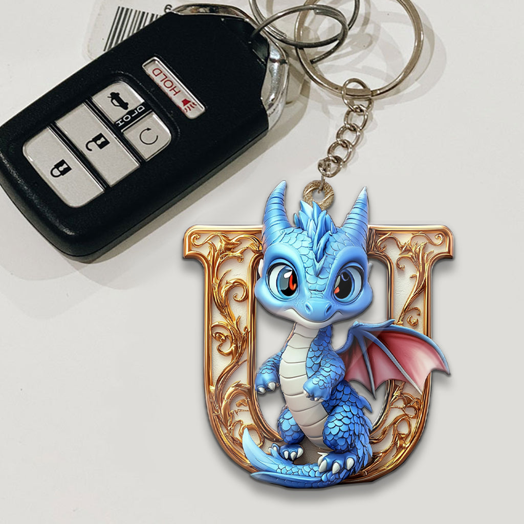 Charming Dragon - Personalized Dragon Keychain