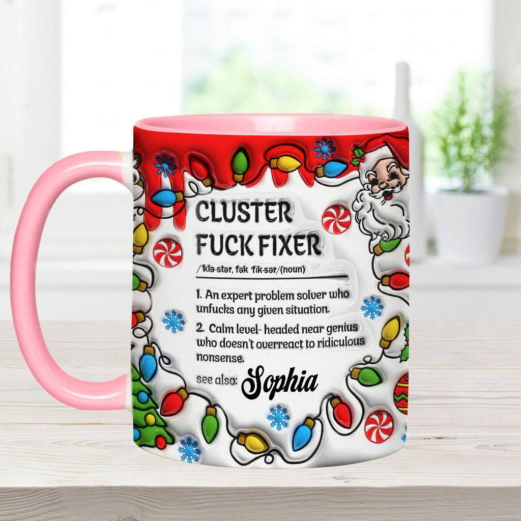 Cluster – Personalisierte Tasse mit Kollege-Akzent