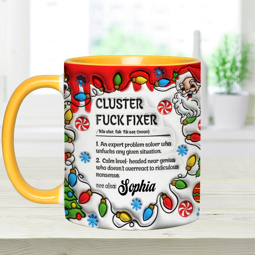 Cluster – Personalisierte Tasse mit Kollege-Akzent