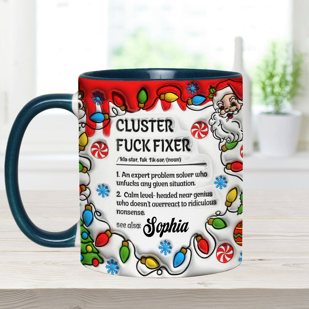 Cluster – Personalisierte Tasse mit Kollege-Akzent