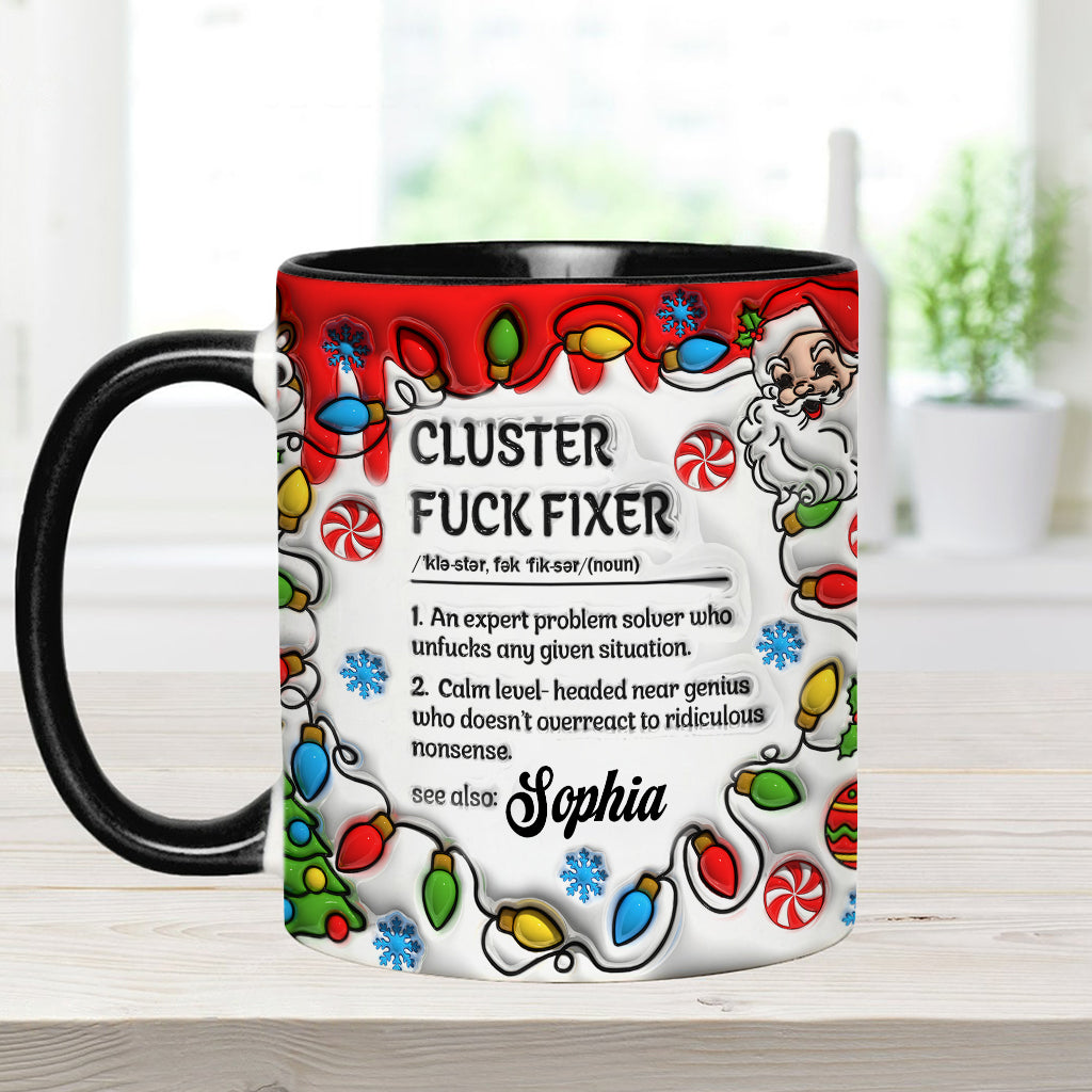 Cluster – Personalisierte Tasse mit Kollege-Akzent
