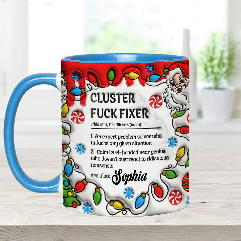 Cluster – Personalisierte Tasse mit Kollege-Akzent