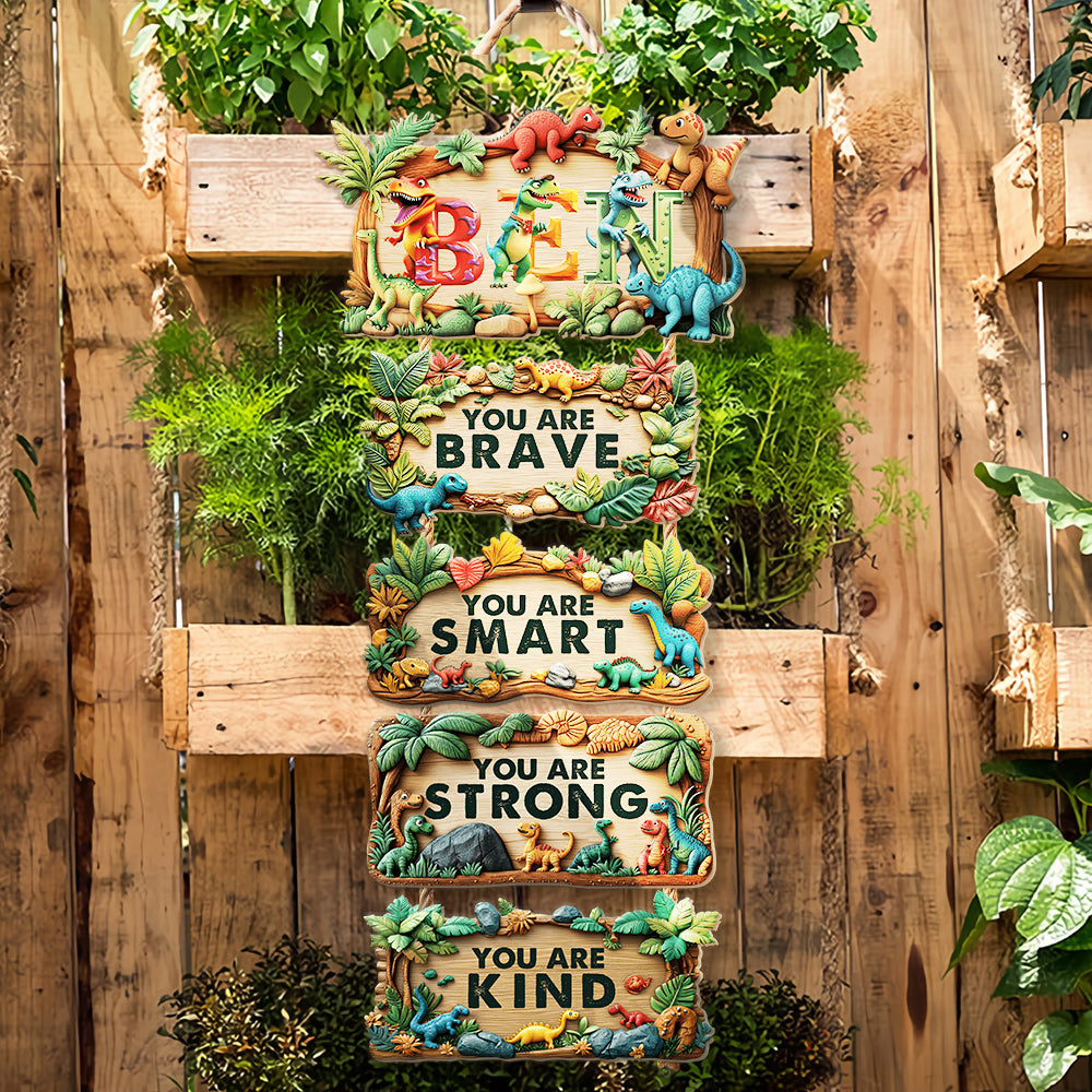 You Are Brave, You Are Smart - Personalized Kid Pallet Wood Sign