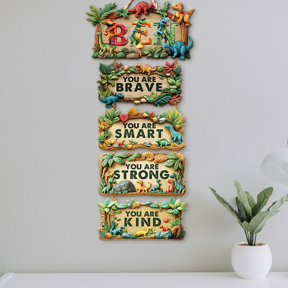 You Are Brave, You Are Smart - Personalized Kid Pallet Wood Sign